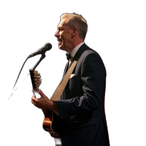 roger, walsh, sings, anthem transparent PNG cut-out