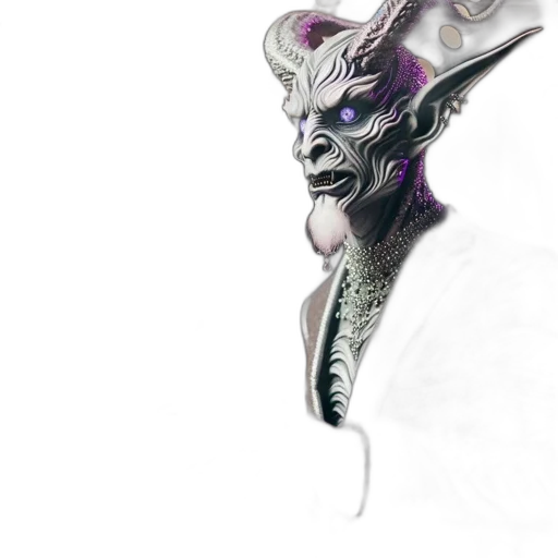 mask, creature, dragon, face, concept art, fantasy art, watercolor, 3d render transparent PNG cut-out