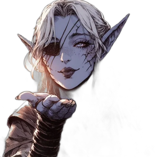 staff, weapon, mask, face, fantasy art, concept art, comic book art, pixel art transparent PNG cut-out