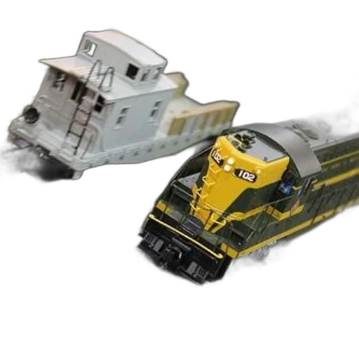 3d render, concept art, photorealistic, model, train, set, features, green transparent PNG cut-out