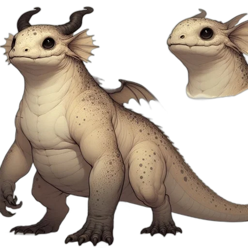 dragon, creature, animal, concept art, fantasy art, 3d render, pixel art, earth tones transparent PNG cut-out
