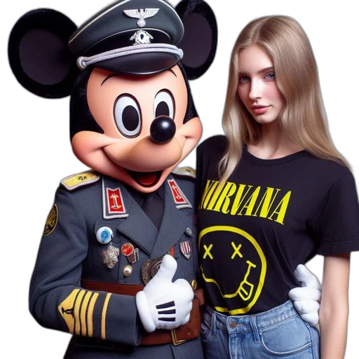 jacket, robot, weapon, face, photorealistic, cartoon, 3d render, cyberpunk transparent PNG cut-out