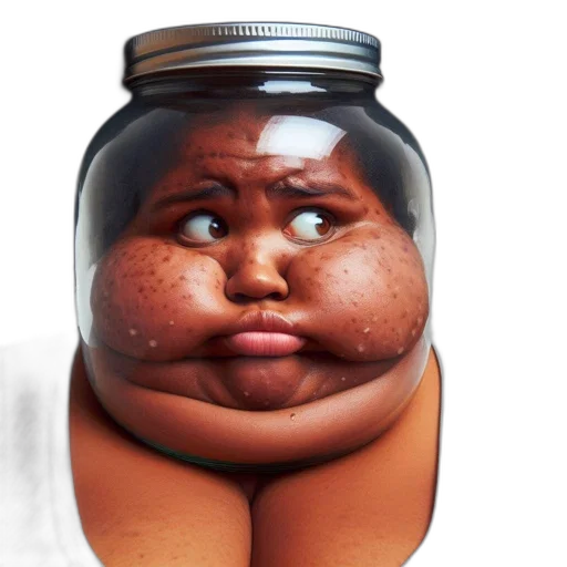 face, bottle, food, creature, concept art, photorealistic, 3d render, cartoon transparent PNG cut-out