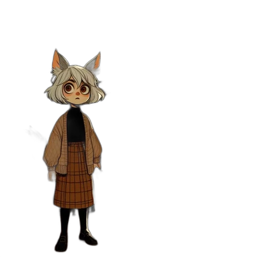 staff, jacket, mask, animal, concept art, pixel art, watercolor, 3d render transparent PNG cut-out