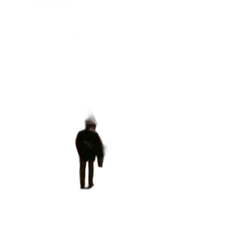robot, creature, mask, jacket, pixel art, 3d render, concept art, anime transparent PNG cut-out