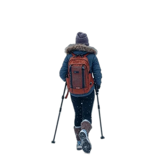 jacket, staff, umbrella, robot transparent PNG cut-out