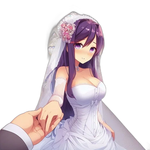 dress, weapon, robot, crown, anime, pixel art, 3d render, concept art transparent PNG cut-out