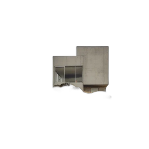 building, furniture, umbrella, robot, 3d render, concept art, photorealistic, pixel art transparent PNG cut-out