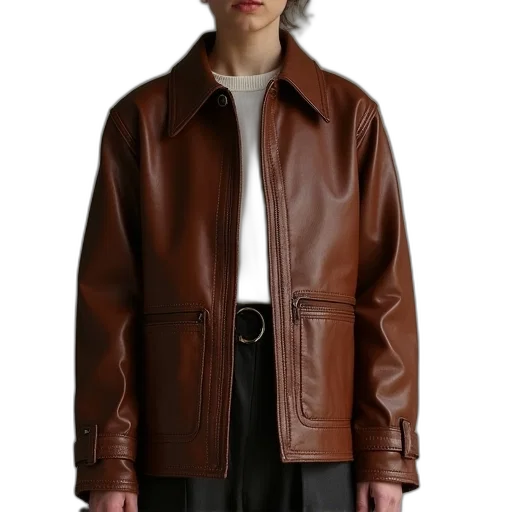 jacket, photorealistic, earth tones, dark transparent PNG cut-out