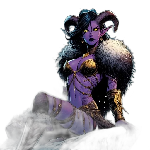 comic book art, concept art, fantasy art, pixel art, fantasy, figure, woman, distinctive transparent PNG cut-out