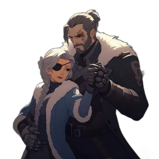 weapon, jacket, sword, staff, concept art, pixel art, cyberpunk, comic book art transparent PNG cut-out