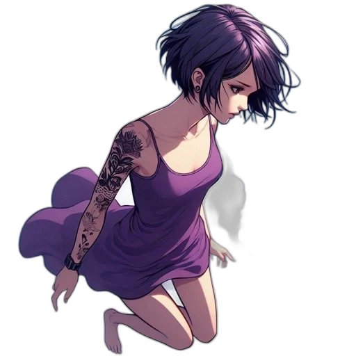 dress, jewelry, weapon, creature, concept art, pixel art, anime, watercolor transparent PNG cut-out