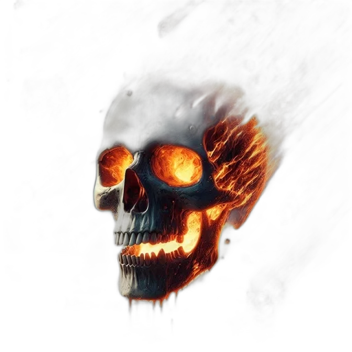 mask, face, weapon, concept art, 3d render, photorealistic, pixel art, fire transparent PNG cut-out