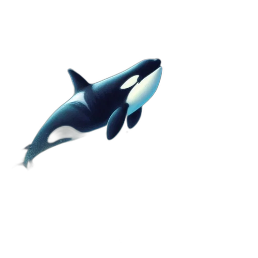 animal, creature, weapon, concept art, 3d render, pixel art, vaporwave, underwater transparent PNG cut-out