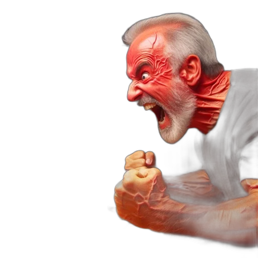 creature, face, food, mask, 3d render, photorealistic, concept art, elderly transparent PNG cut-out
