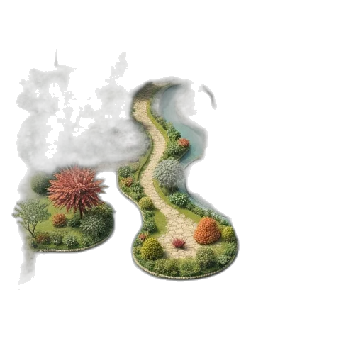 dragon, fantasy art, concept art, 3d render, photorealistic, fog, forest, map transparent PNG cut-out