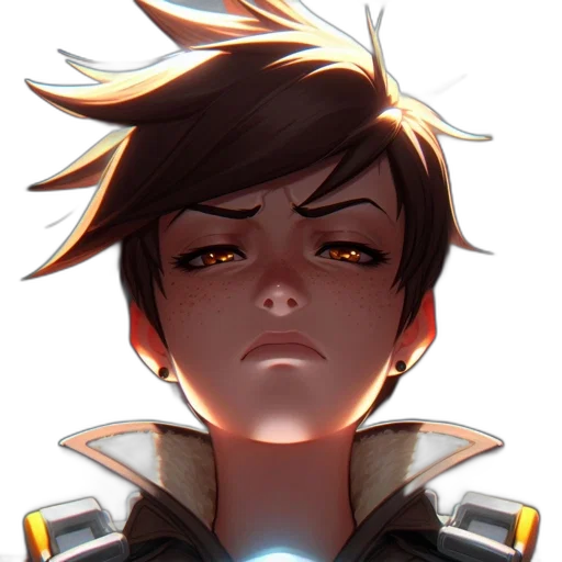 face, staff, mask, robot, concept art, anime, comic book art, cyberpunk transparent PNG cut-out