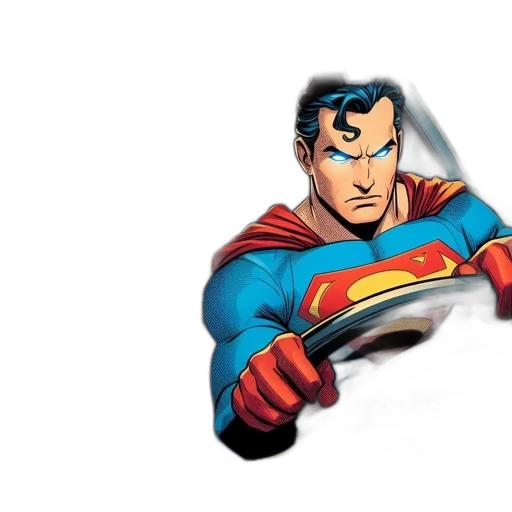 comic book art, concept art, cartoon, 3d render, batman, superman, sit, together transparent PNG cut-out