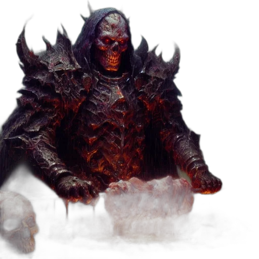 creature, concept art, fantasy art, 3d render, comic book art, hauntingly, foreboding, setting transparent PNG cut-out