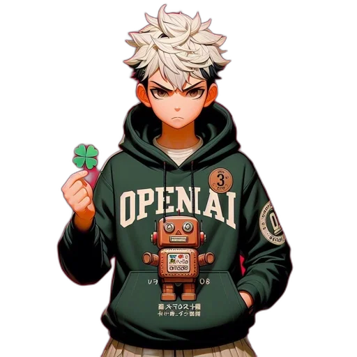 jacket, food, staff, animal, pixel art, 3d render, concept art, anime transparent PNG cut-out