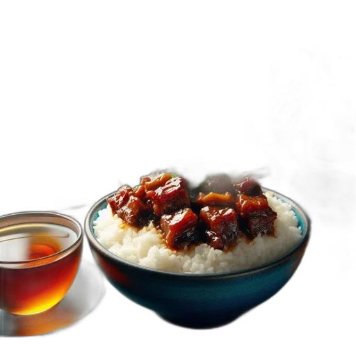 food, 3d render, photorealistic, japanese, meal, setup, features, bowl transparent PNG cut-out