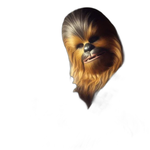 face, mask, animal, hair, photorealistic, concept art, fantasy art, comic book art transparent PNG cut-out