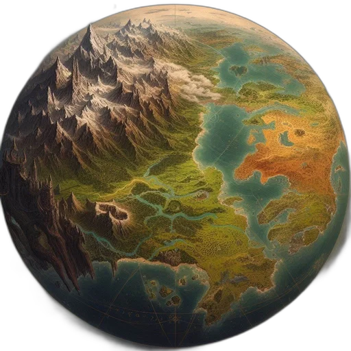 dragon, fantasy art, concept art, photorealistic, oil painting, outer space, earth tones, fantastical transparent PNG cut-out