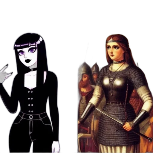 concept art, fantasy art, pixel art, comic book art, monochrome, dark, two, contrasting transparent PNG cut-out