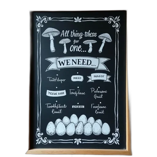 food, chalkboard, sign, decorative, border, variety, drawings, text transparent PNG cut-out