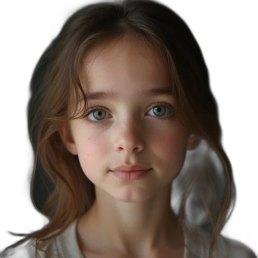 face, hair, crown, dress transparent PNG cut-out