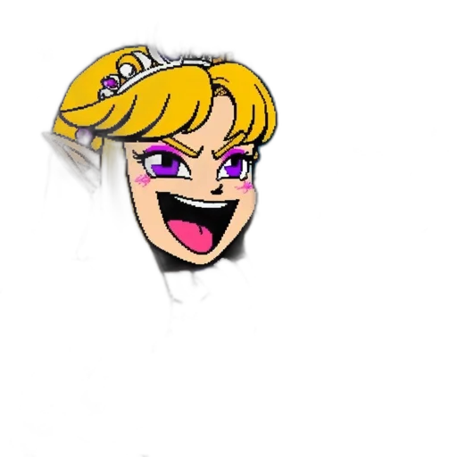 staff, crown, face, jewelry, cartoon, pixel art, anime, concept art transparent PNG cut-out