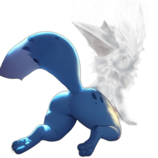 dragon, creature, animal, staff, concept art, 3d render, fantasy art, vaporwave transparent PNG cut-out