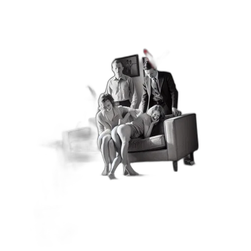 furniture, robot, animal, 3d render, concept art, photorealistic, old, photo transparent PNG cut-out