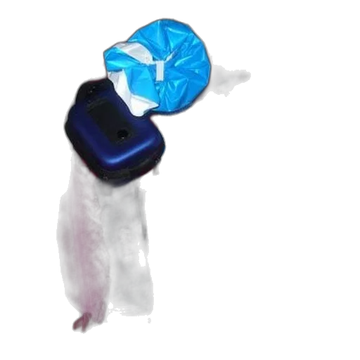 jewelry, umbrella, staff, hat, 3d render, blue, brown, purse transparent PNG cut-out