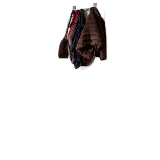 jacket, dress, shoes, umbrella, photorealistic, 3d render, concept art, dark transparent PNG cut-out