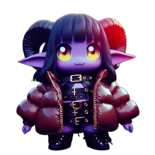 dragon, creature, jacket, fantasy art, 3d render, concept art, pixel art, dark transparent PNG cut-out