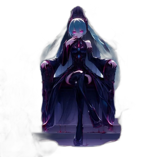 dress, mask, robot, creature, concept art, pixel art, anime, fantasy art transparent PNG cut-out