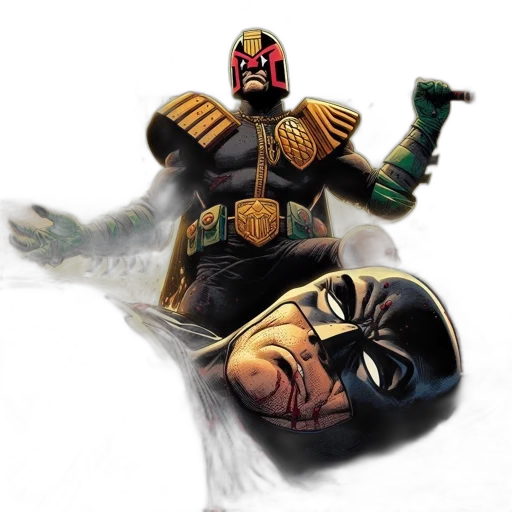 mask, concept art, comic book art, fantasy art, 3d render, batman, lies, defeated transparent PNG cut-out