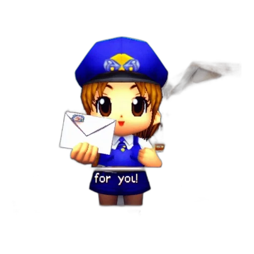 staff, weapon, hat, 3d render, pixel art, concept art, cartoon, sega transparent PNG cut-out
