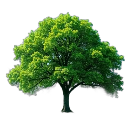 tree, crown, animal, dress, photorealistic, 3d render, concept art, forest transparent PNG cut-out