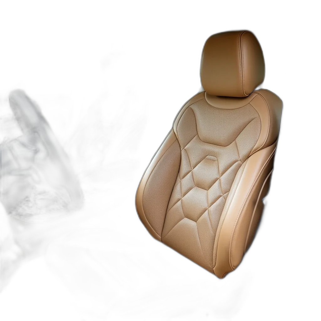 car, furniture, 3d render, concept art, photorealistic, dark, earth tones, interior transparent PNG cut-out