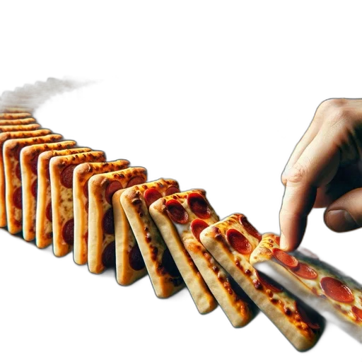 food, weapon, 3d render, photorealistic, concept art, fire, elaborate, setup transparent PNG cut-out