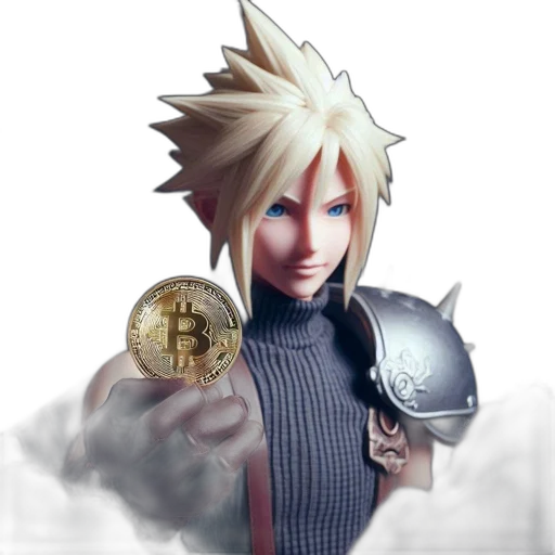 3d render, concept art, fantasy art, pixel art, individual, spiky, blond, hair transparent PNG cut-out