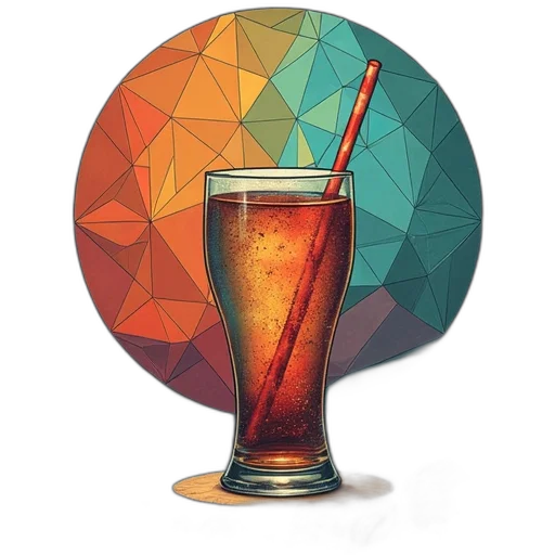 umbrella, food, crown, staff, 3d render, photorealistic, concept art, pixel art transparent PNG cut-out