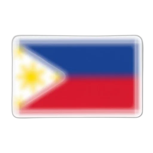 colorful, philippines, flag, white, background, bumpersticker transparent PNG cut-out