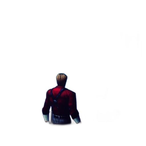 jacket, robot, creature, animal, pixel art, comic book art, concept art, 3d render transparent PNG cut-out