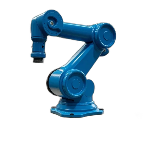 robot, weapon, staff, furniture, 3d render, blue, robotic, arm transparent PNG cut-out