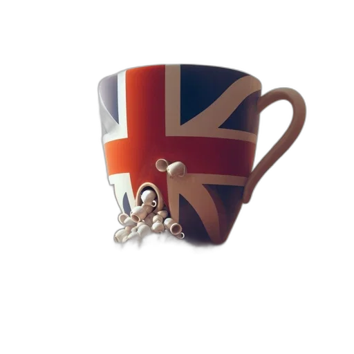 crown, jewelry, 3d render, photorealistic, enormous, teacup, filled, miniature transparent PNG cut-out