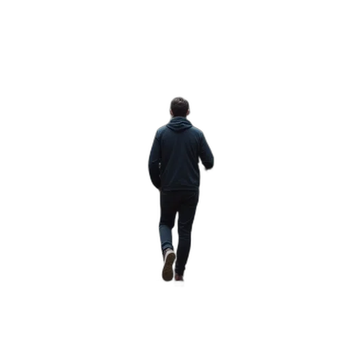 jacket, staff, shoes, creature transparent PNG cut-out