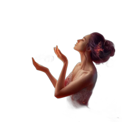 dress, jewelry, face, crown, photorealistic, concept art, watercolor, fantasy art transparent PNG cut-out